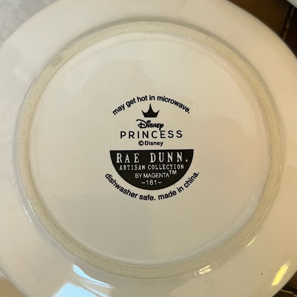 Rae Dunn "CINDERELLA-BIBBIDI-BOBBIDI-BOO Dessert Plates - Picture 2 of 2